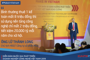 "Make in Vietnam" nhìn từ các doanh nghiệp Việt tiết kiệm cho xã hội hàng nghìn tỷ đồng